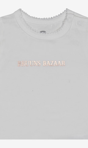 Bruuns Bazaar Kids - Pijama entero/body 'Ida Sofie' en blanco