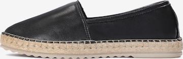 Espadrillas di Kazar in nero: frontale