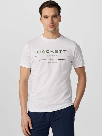 Maglietta di Hackett London in bianco: frontale