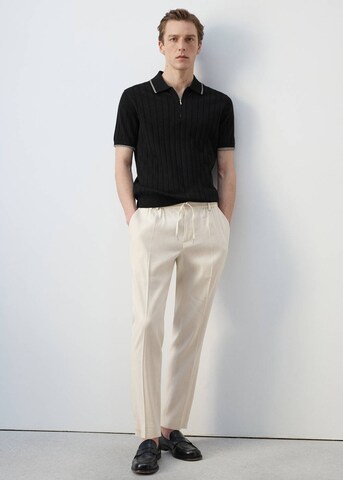 MANGO MAN Poloshirt 'Baluard in Schwarz