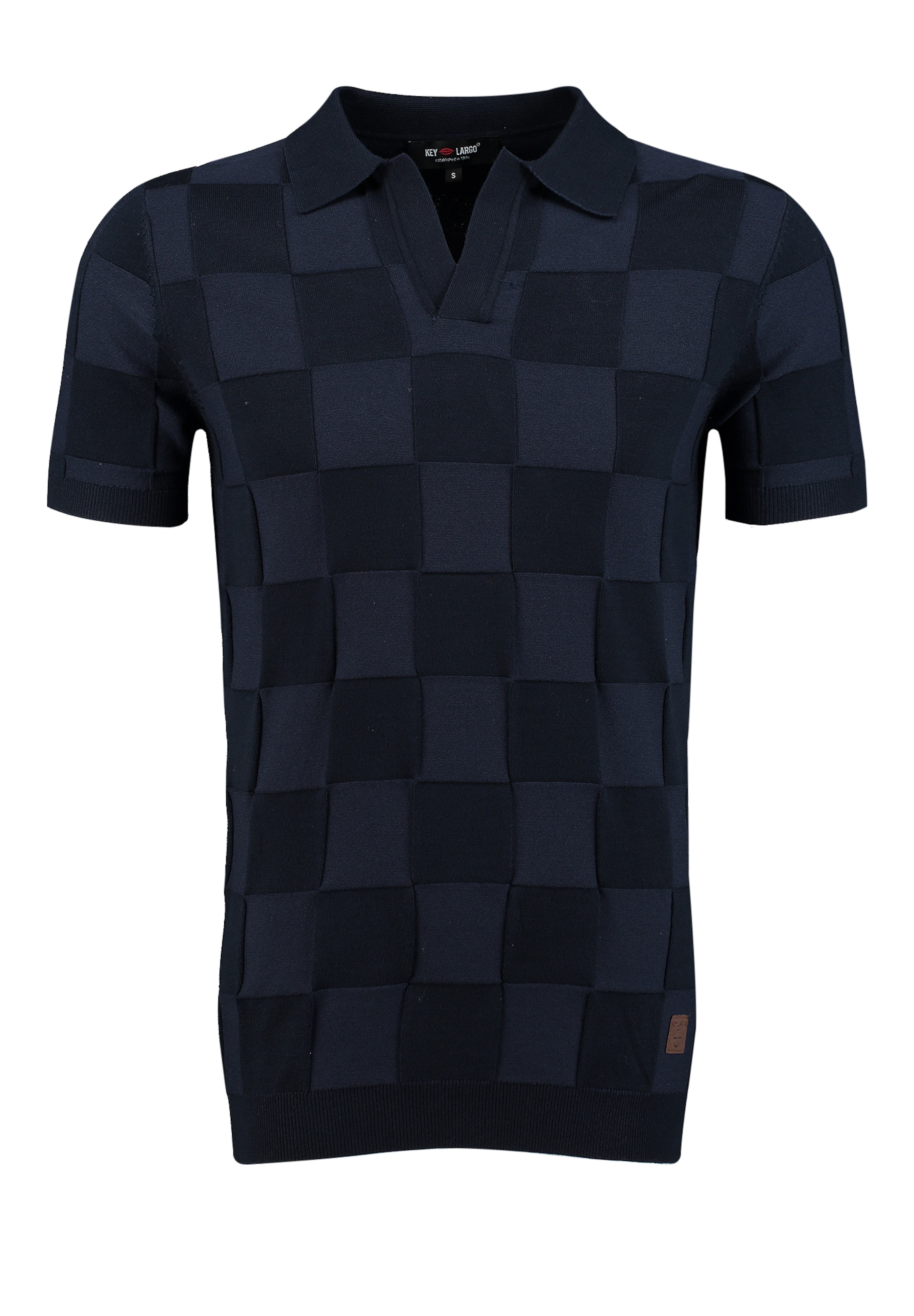 Key Largo Shirt 'HARBOR' in Blue: front