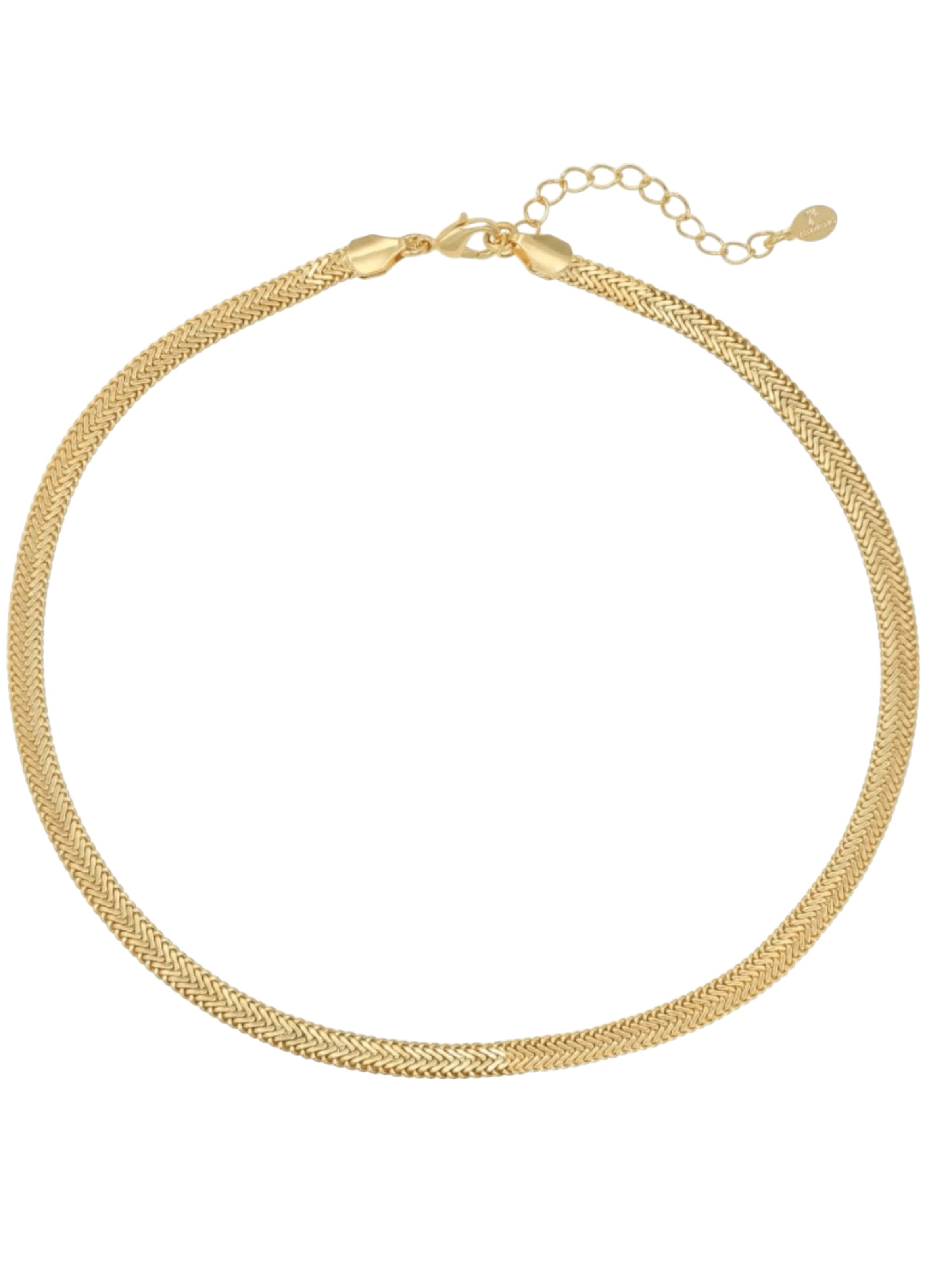 La Moda Me Necklace 'Nelli' in Gold: front