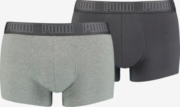 PUMA Boxershorts in Grijs: voorkant