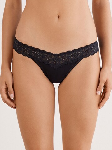 INTIMISSIMI Slip in Schwarz: Vorderseite