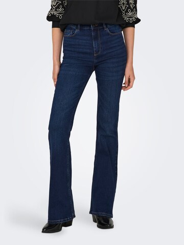 JDY Flared Jeans 'JDYLondon' in Blau: Vorderseite