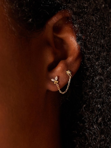 Lucardi Earrings 'Klassisch' in Gold: front