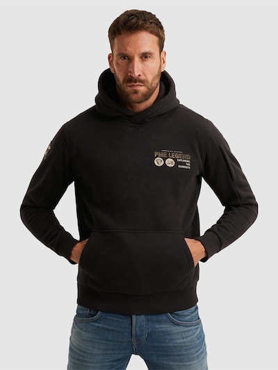 PME Legend Collegepaita 'Hoodie with artwork' koossa L värissä musta, Tuotenäkymä