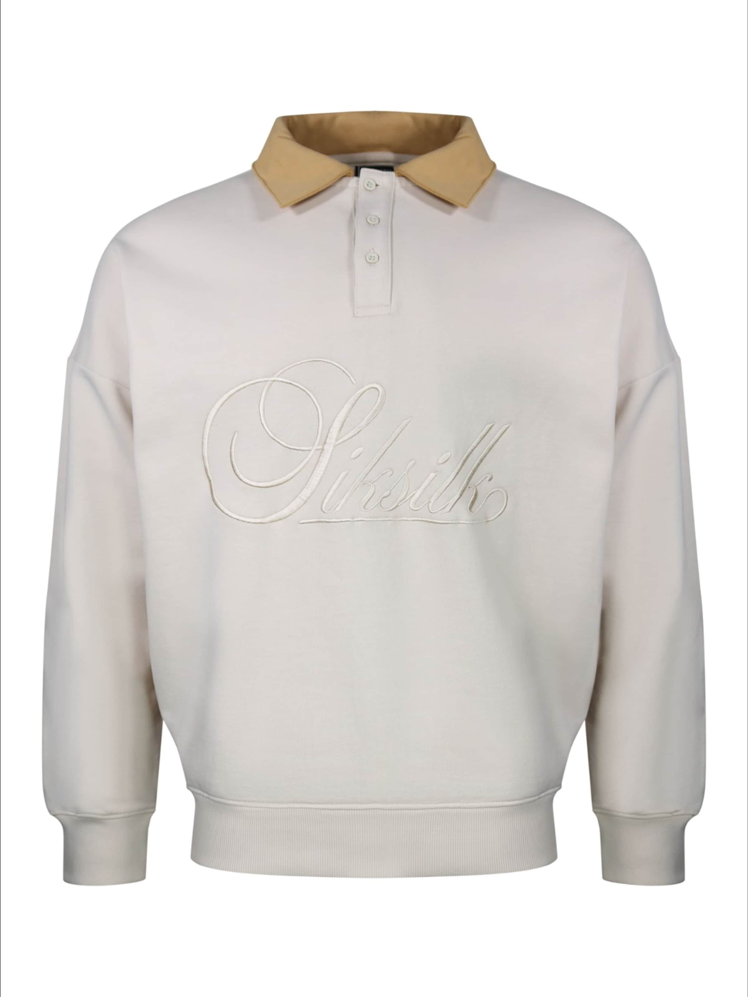 SikSilk Pullover in Beige: Vorderseite
