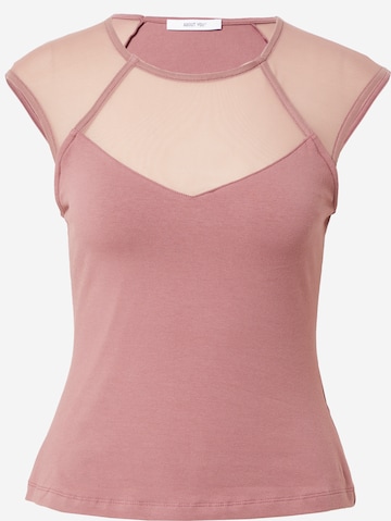 ABOUT YOU Top 'Pauline' in Pink: predná strana