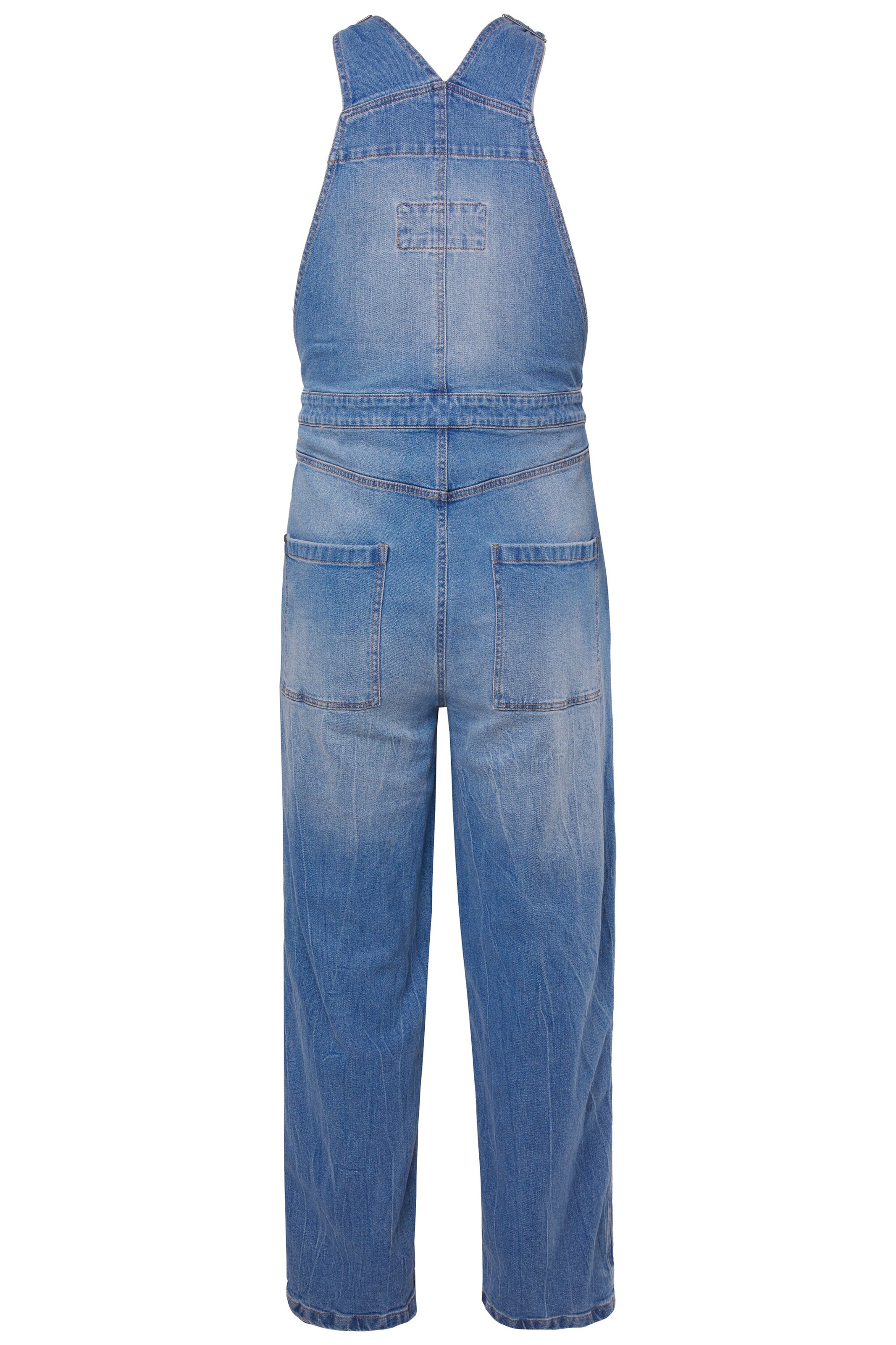 STHUGE Baggy Tuinbroek jeans in Blauw