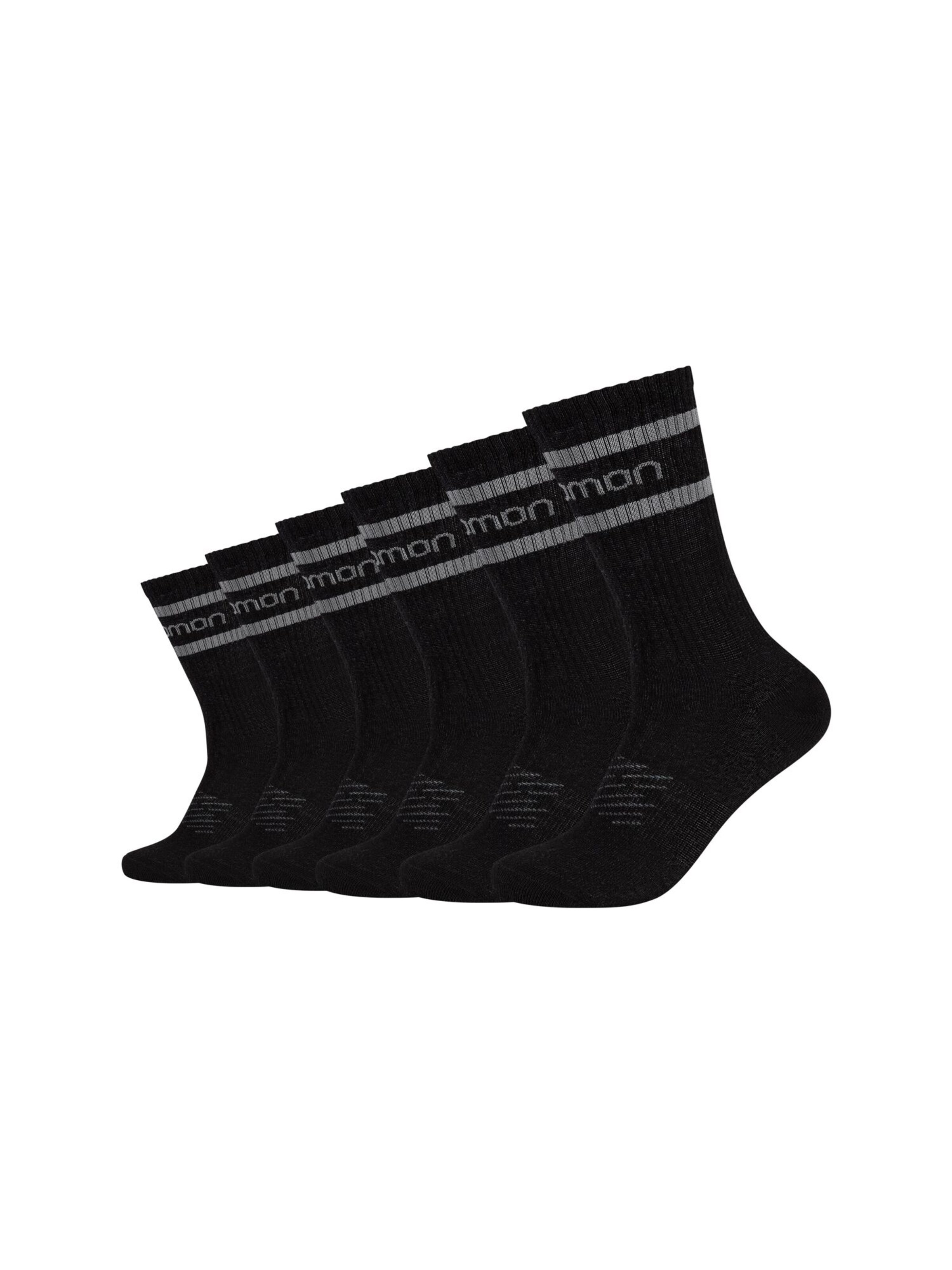 SALOMON Sportsocken 'Life' in Schwarz: Vorderseite