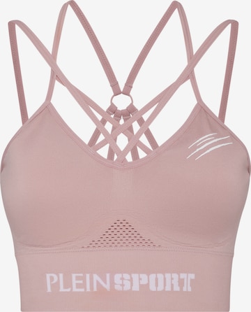Plein Sport Bustier Sport bh in Roze: voorkant