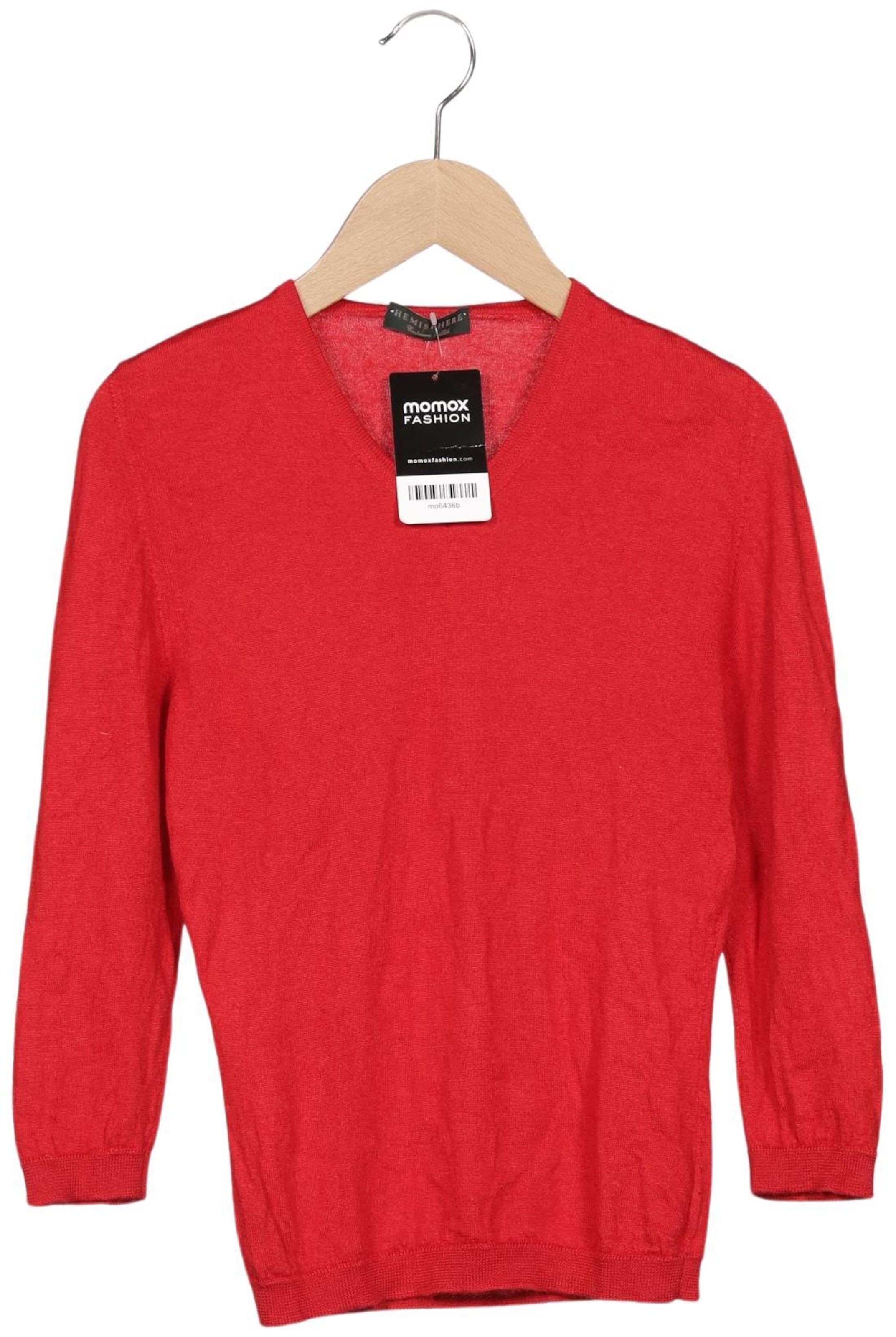 Hemisphere Sweater & Cardigan in S in Red: front
