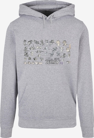 ABSOLUTE CULT Sweatshirt 'Tom And Jerry - Jerry Cartoon' in Grey: front