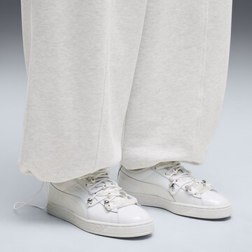 PUMA Platform trainers 'Suede Bloom Patent' in White