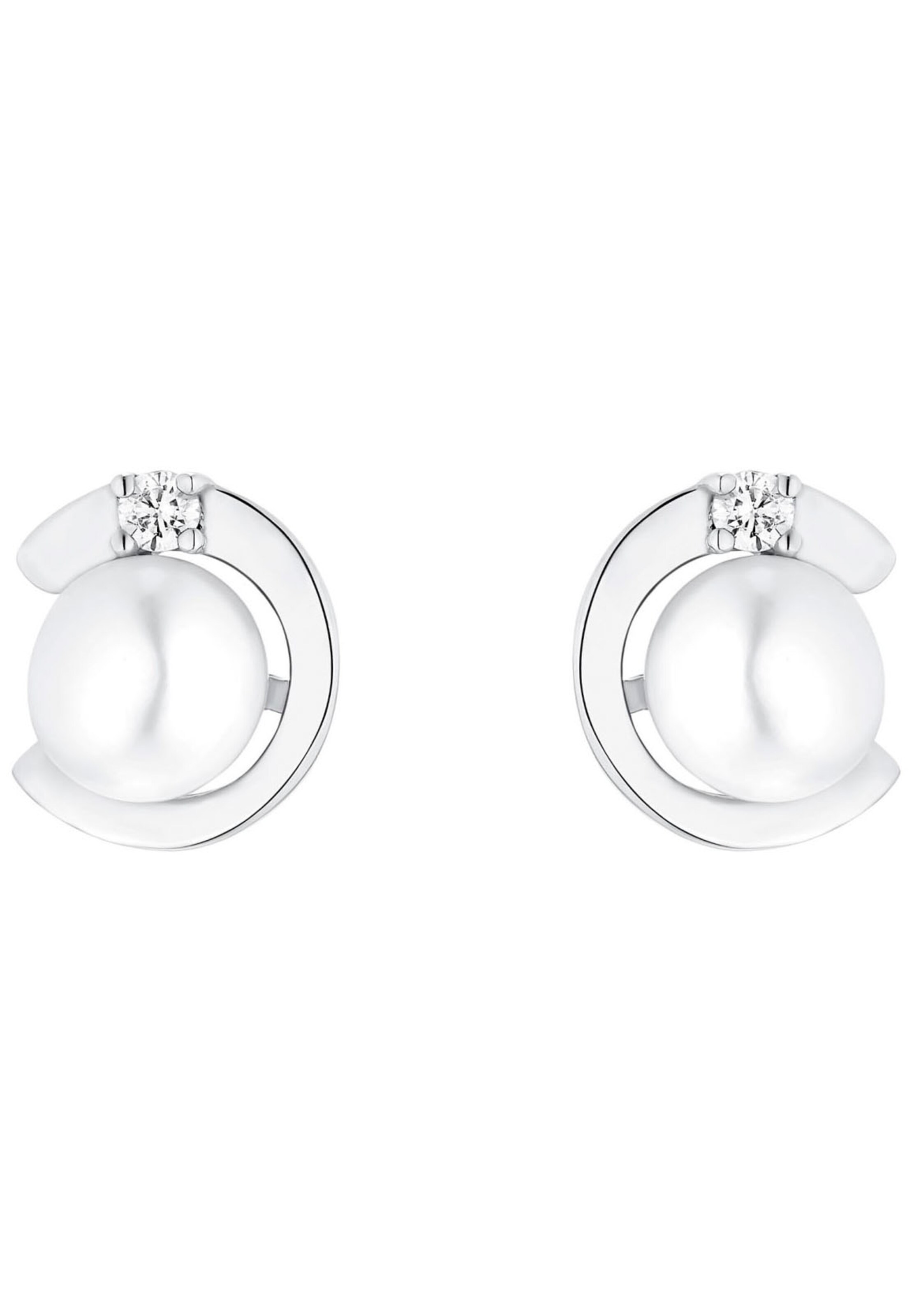 AMOR Ohrringe in Silber: Vorderseite