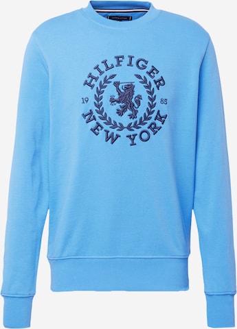 Sweat-shirt TOMMY HILFIGER en bleu : devant