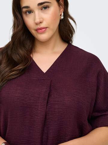 Chemisier 'CARBay' ONLY Carmakoma en rouge