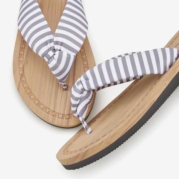 Elbsand T-Bar Sandals in Grey