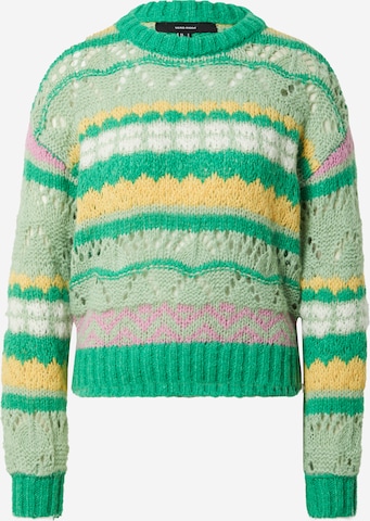 VERO MODA Sweater 'RHAPSODY' in Green: front