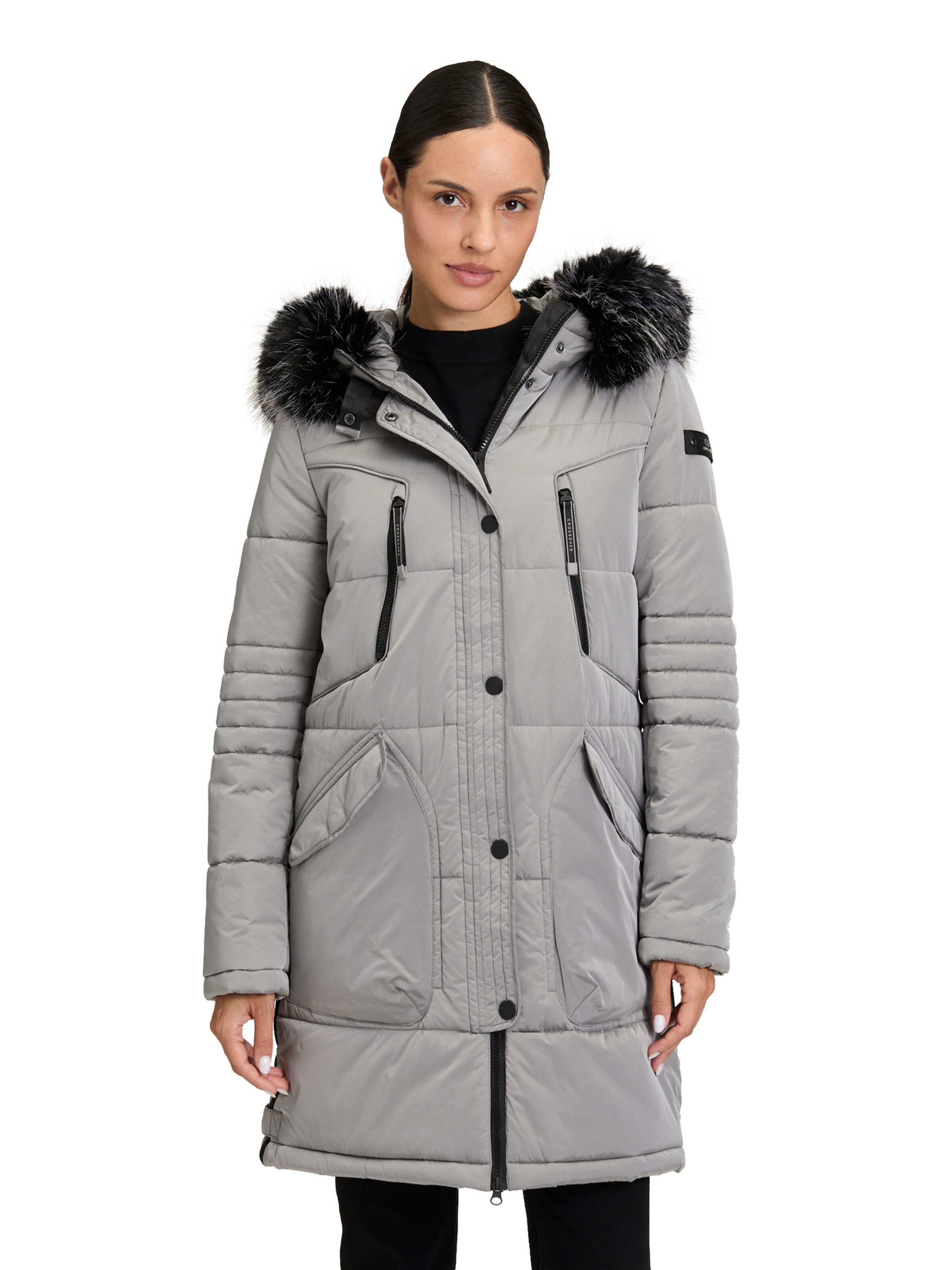 Veste d’hiver Betty Barclay en gris : devant