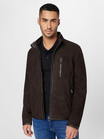 JOOP! Between-Season Jacket 'Pinto' in Brown: front