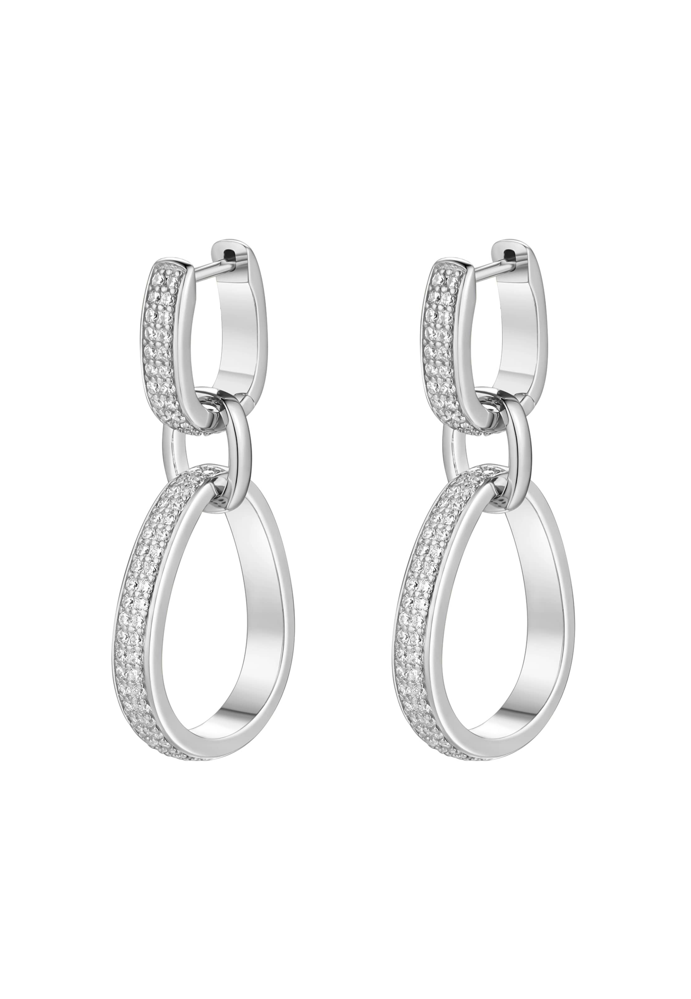 Nana Kay Ohrringe 'Solid Flair' in Silber: Vorderseite