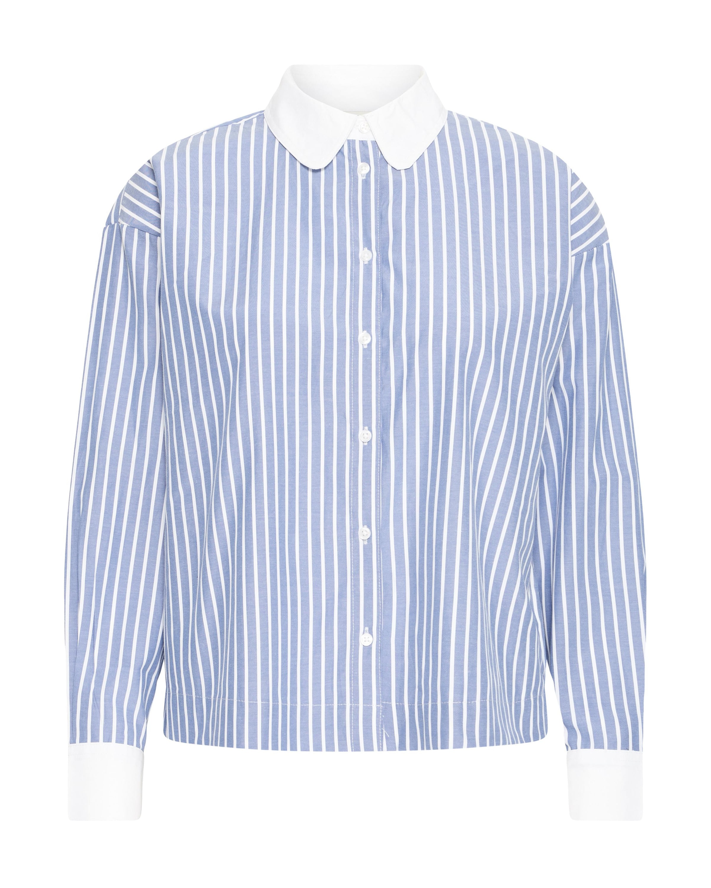 b.young - Blusa 'HILDE' en azul: frente