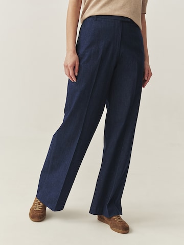 TATUUM Дънки Tapered Leg Панталон с ръб 'ZARIANA 3' в синьо: отпред