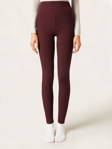 CALZEDONIA Skinny Leggings in Rot: Vorderseite