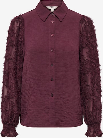 ONLY - Blusa 'ONLMETTE' en rojo: frente