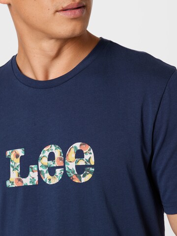 T-Shirt Lee en bleu