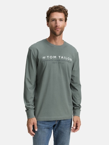 TOM TAILOR Shirt in Green: front