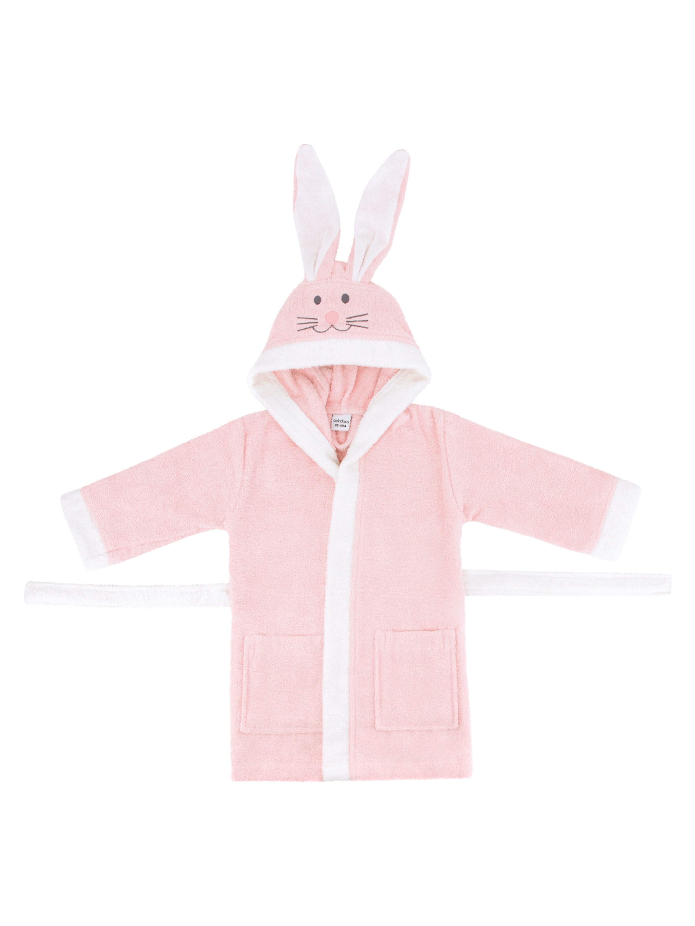 celodoro Bathrobe 'Home & Spa Collection' in Pink: front