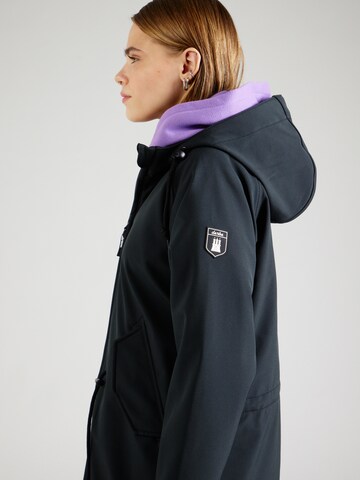 Derbe Weatherproof jacket 'Friese Island' in Black