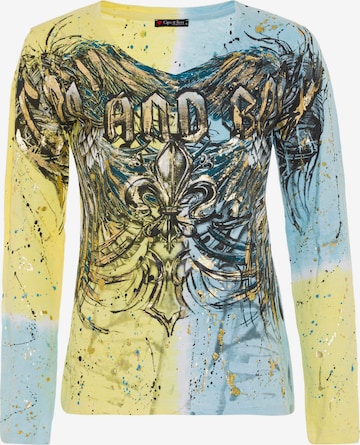 CIPO & BAXX Shirt in Geel: voorkant