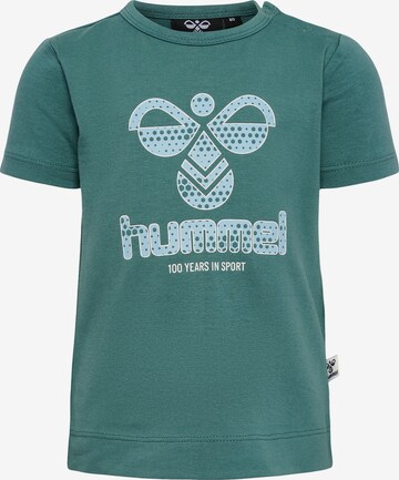 T-Shirt 'Azur' Hummel en vert : devant