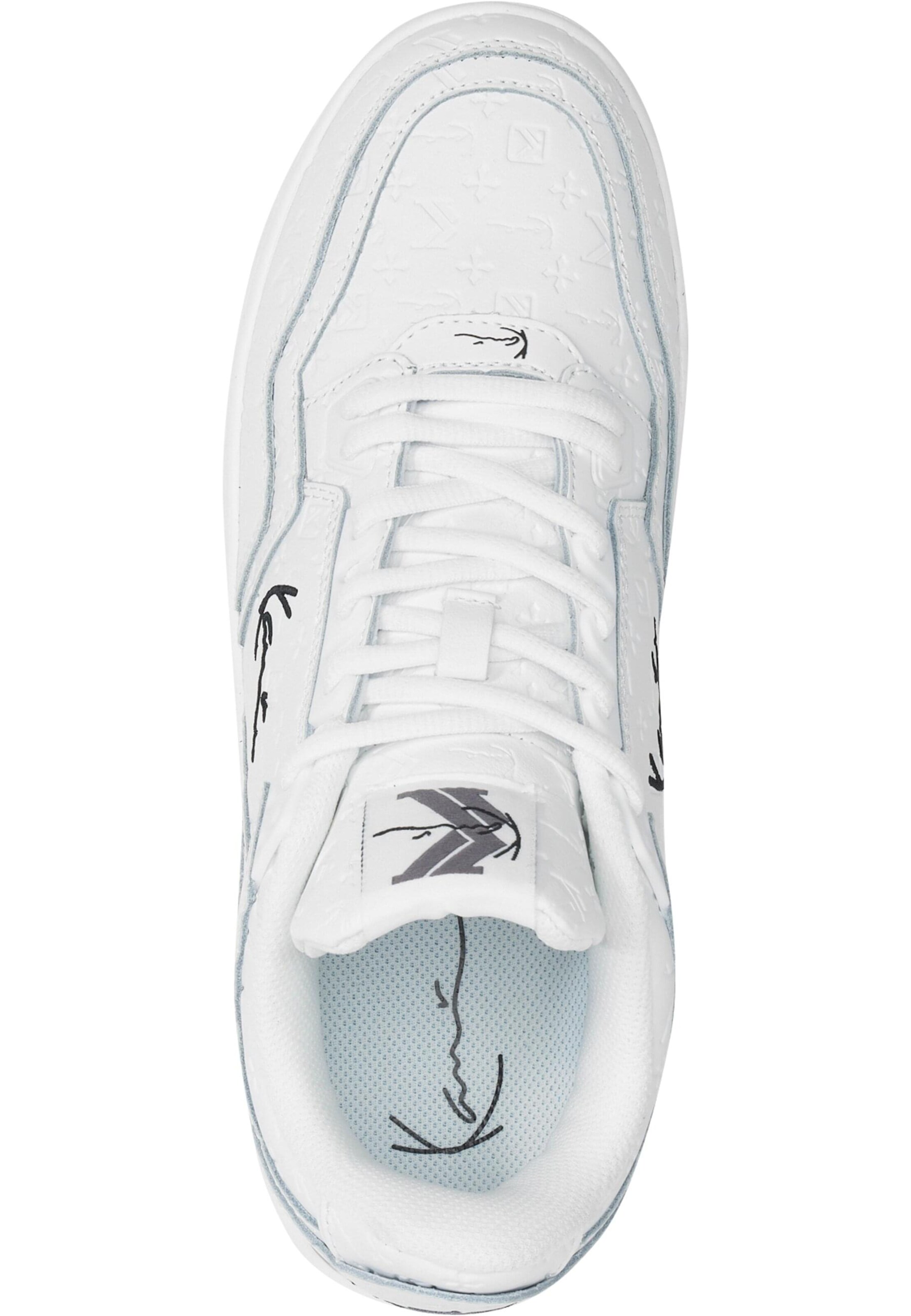 Karl Kani Platform trainers in White