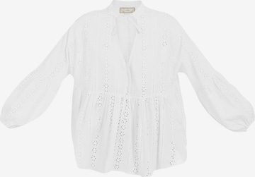 MYMO Blouse in Wit: voorkant