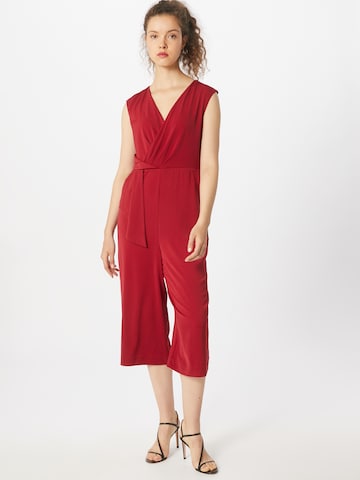 COMMA Regular Jumpsuit in Red: front