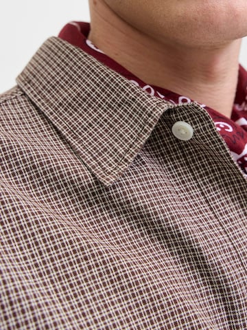 JACK & JONES - Ajuste confortable Camisa en marrón
