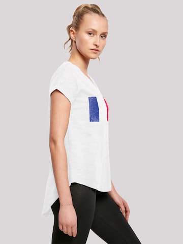 F4NT4STIC Shirt 'France Frankreich Flagge' in White