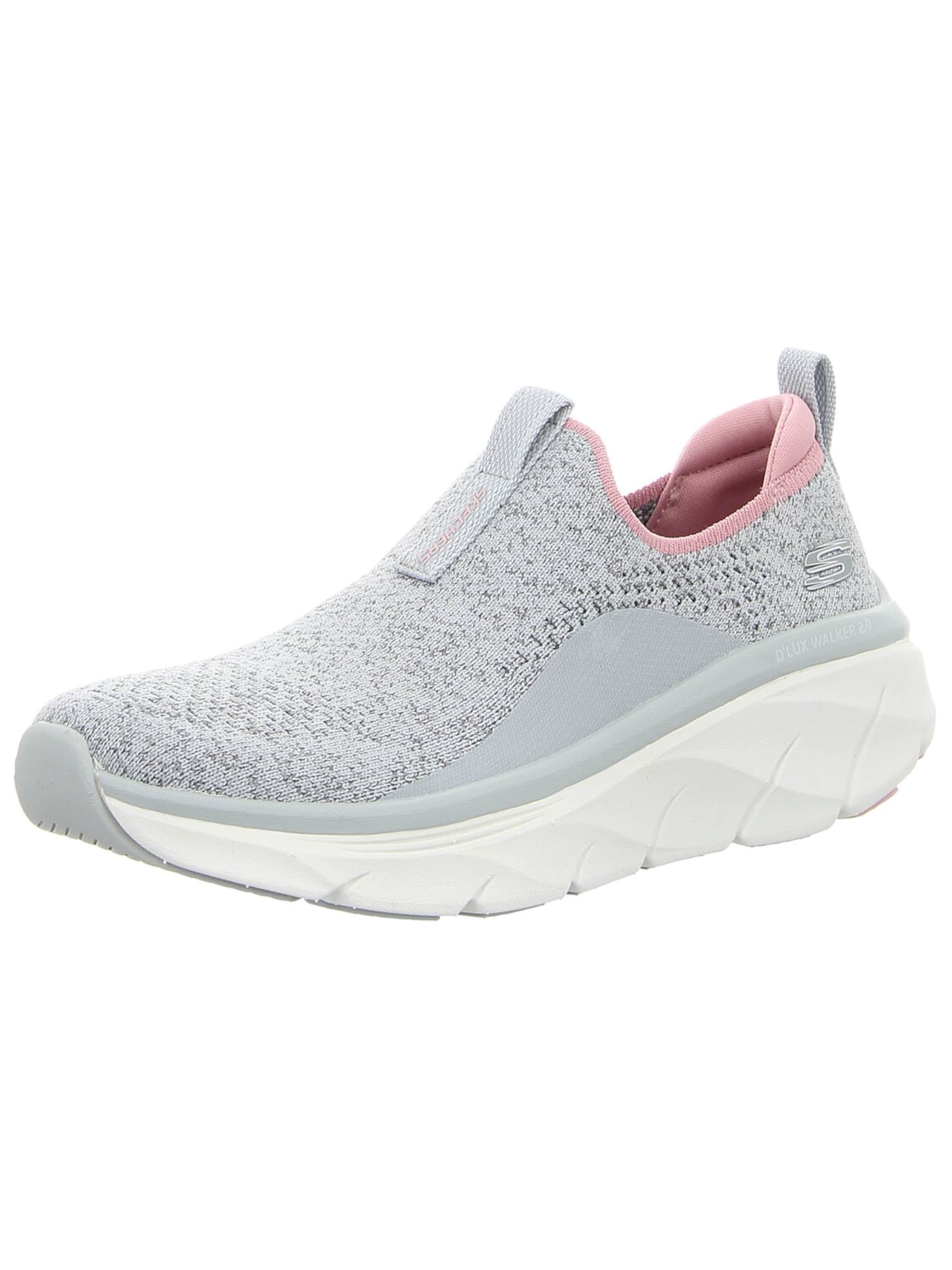 SKECHERS Hausschuh 'Damen Slipper 150092 GYPK Textil in grau' in Grau: Vorderseite