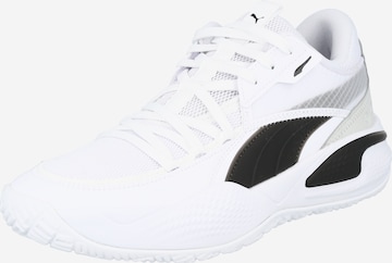 PUMA Athletic Shoes 'Court Rider Team' in White: front