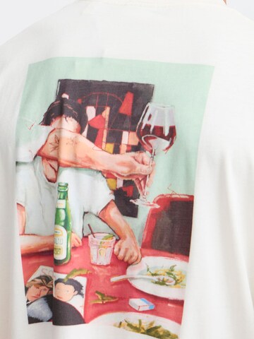 Maglietta 'Nojus ' di !Solid in bianco