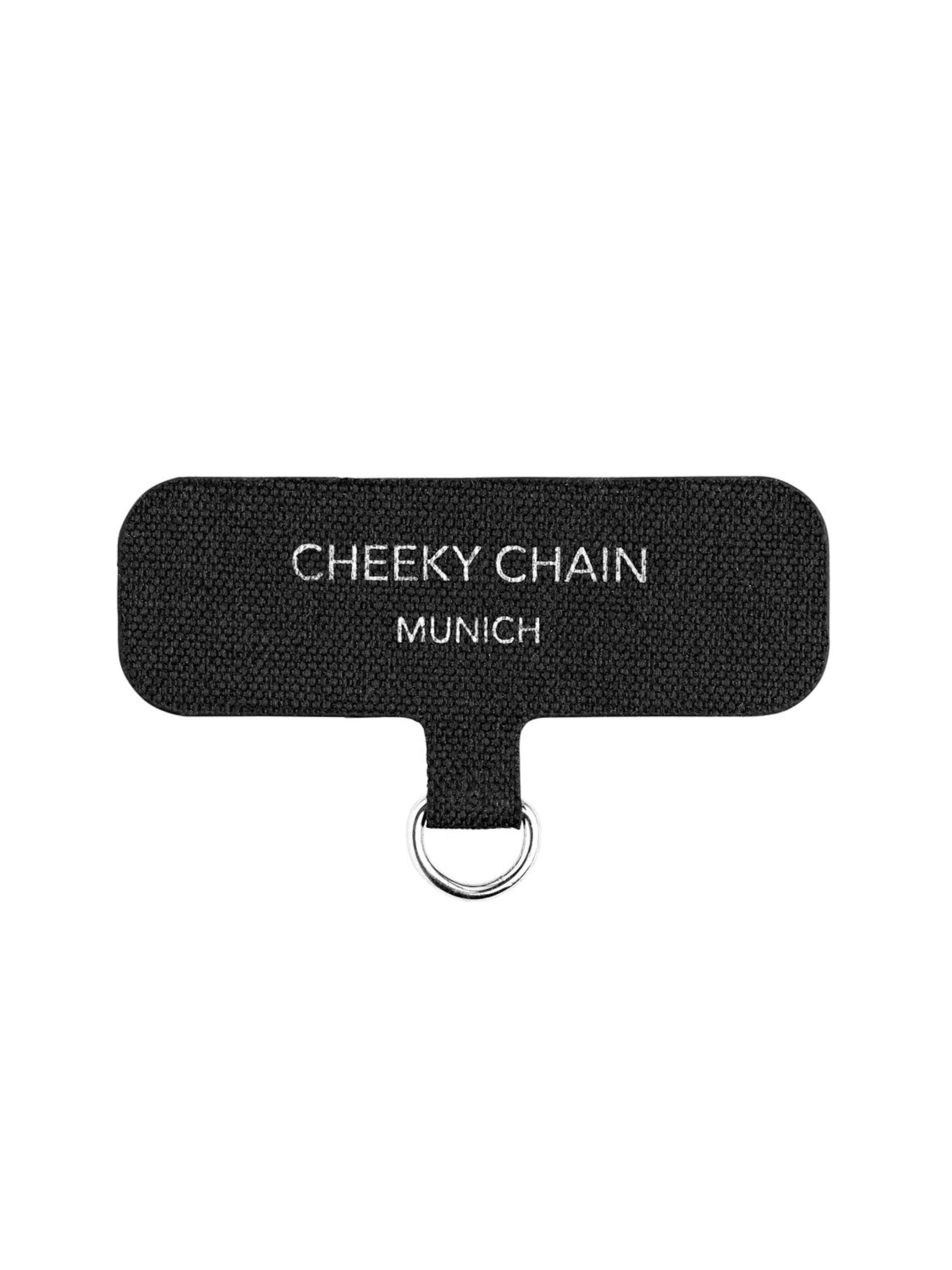 Cheeky Chain Munich Smartphone Case in Black: front