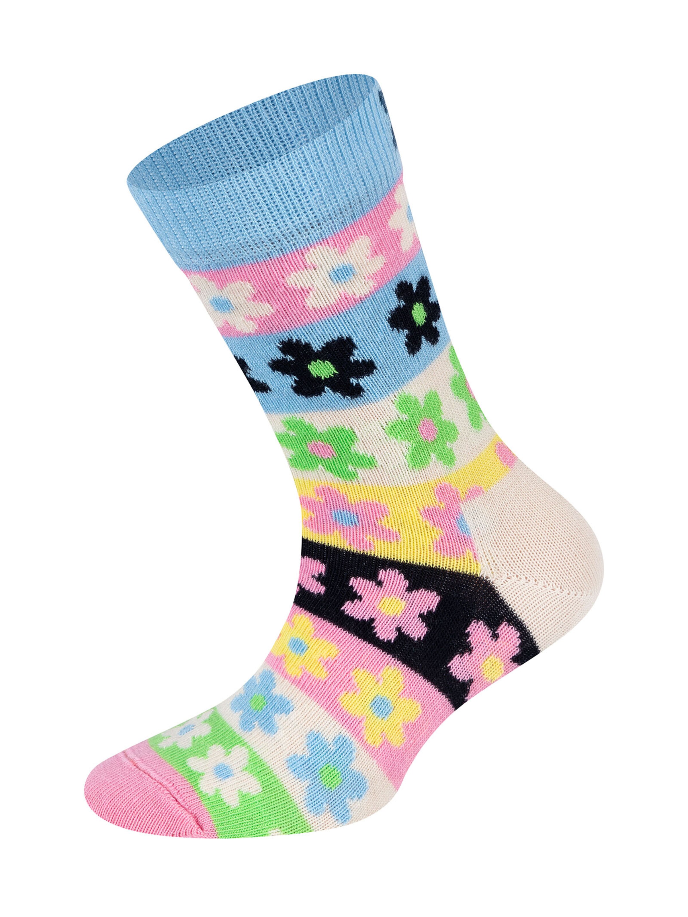 Happy Socks Sokken 'Kids Rainbow-Heart-Starfish-Flower Socks' in Gemengde kleuren
