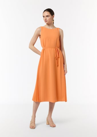 COMMA Dress in Orange: front