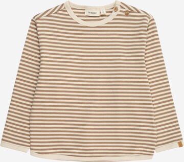 Lil ' Atelier Kids Shirt 'GEO' in Bruin: voorkant