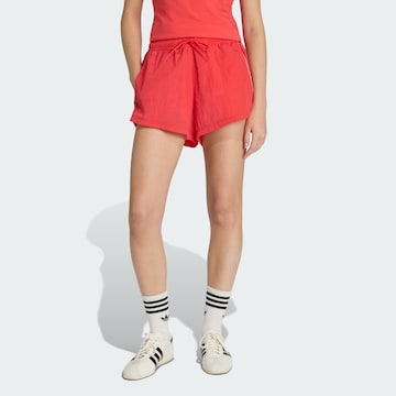 sarkans ADIDAS ORIGINALS Vaļīgs piegriezums Bikses 'Santiago': no priekšpuses